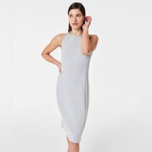 SPANX Airessentials Tank Midi Dress - Heather Grey